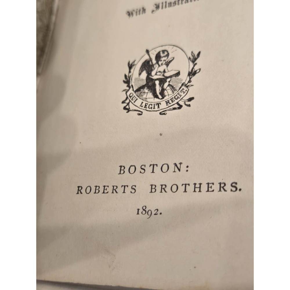 Vtg Eight Cousins by Louisa M Alcott - 1892 - B18 Antique Facsimile Signature - Picture 8 of 12